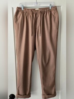 Open Edit Pinstriped Jogger Pants